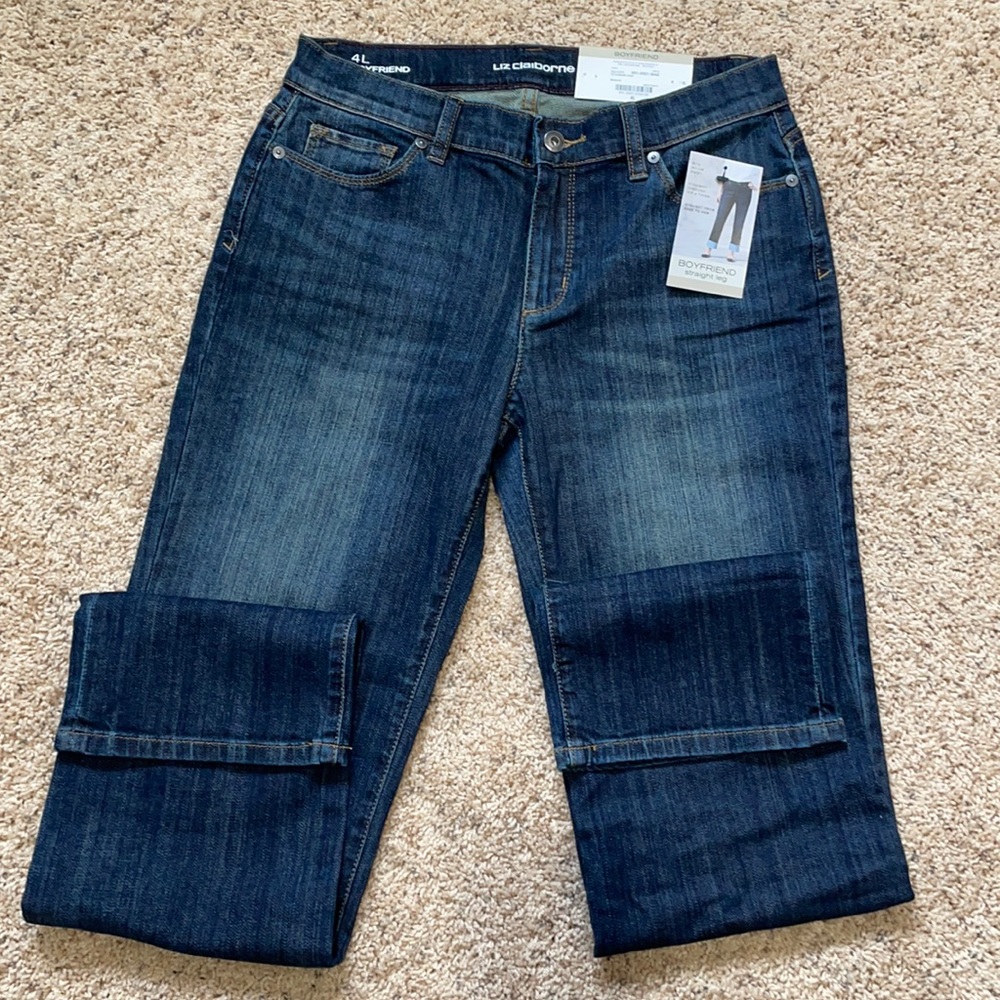 Liz Claiborne boyfriend jeans size 4L
